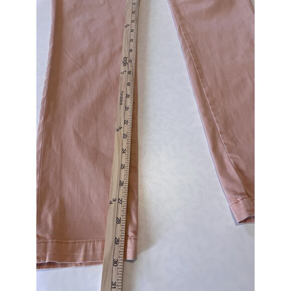 Pilcro and the Letterpress Hyphen Pants Sz No 25 Relaxed Sunwashed Orange Pink - Picture 9 of 9